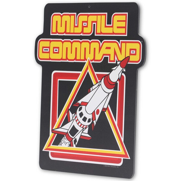 Atari Missile Command Logo Metal Sign Open Road Brands Shop ORB Atari Missile Command Logo Metal Sign Open Road Brands Shop ORB